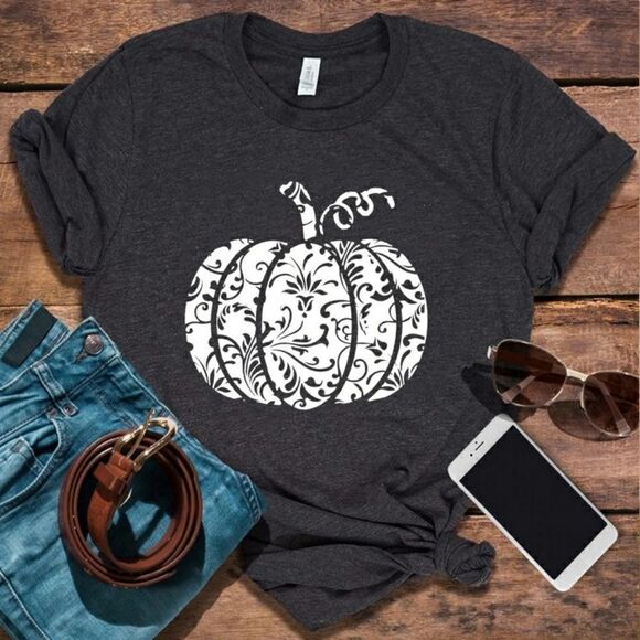 Victorian Lace Simple Chic Pumpkin - Picture 1 of 5